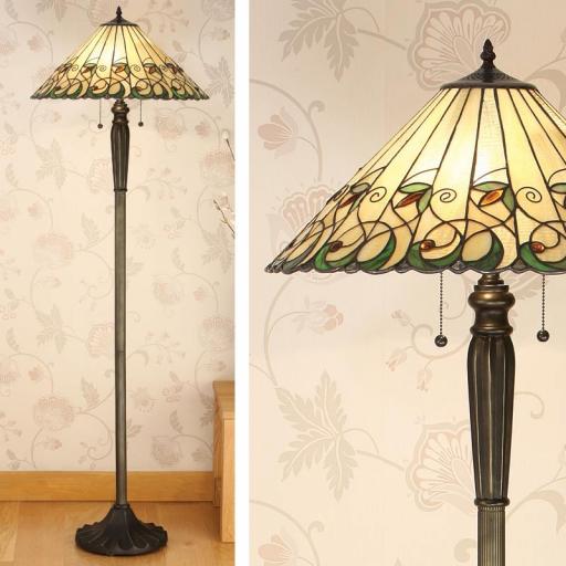 Interiors 1900 Jamelia Floor Lamp -Tiffany Lighting