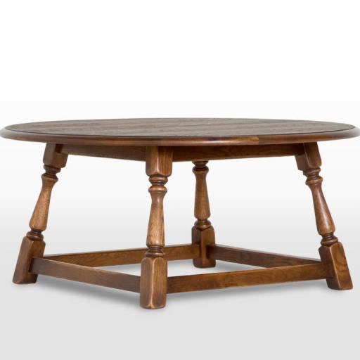 3176 Round Coffee Table - Old Charm Furniture - Wood Bros