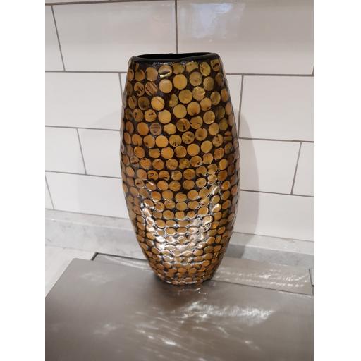 Brown Spot Vase by Straits - Showroom Clearance