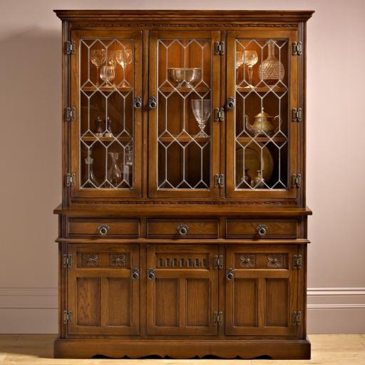2145/2146 Lancaster Dresser - Old Charm Furniture - Wood Bros