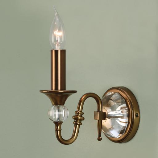 Polina Brass Wall Light - New Classics Interiors 1900 Lighting