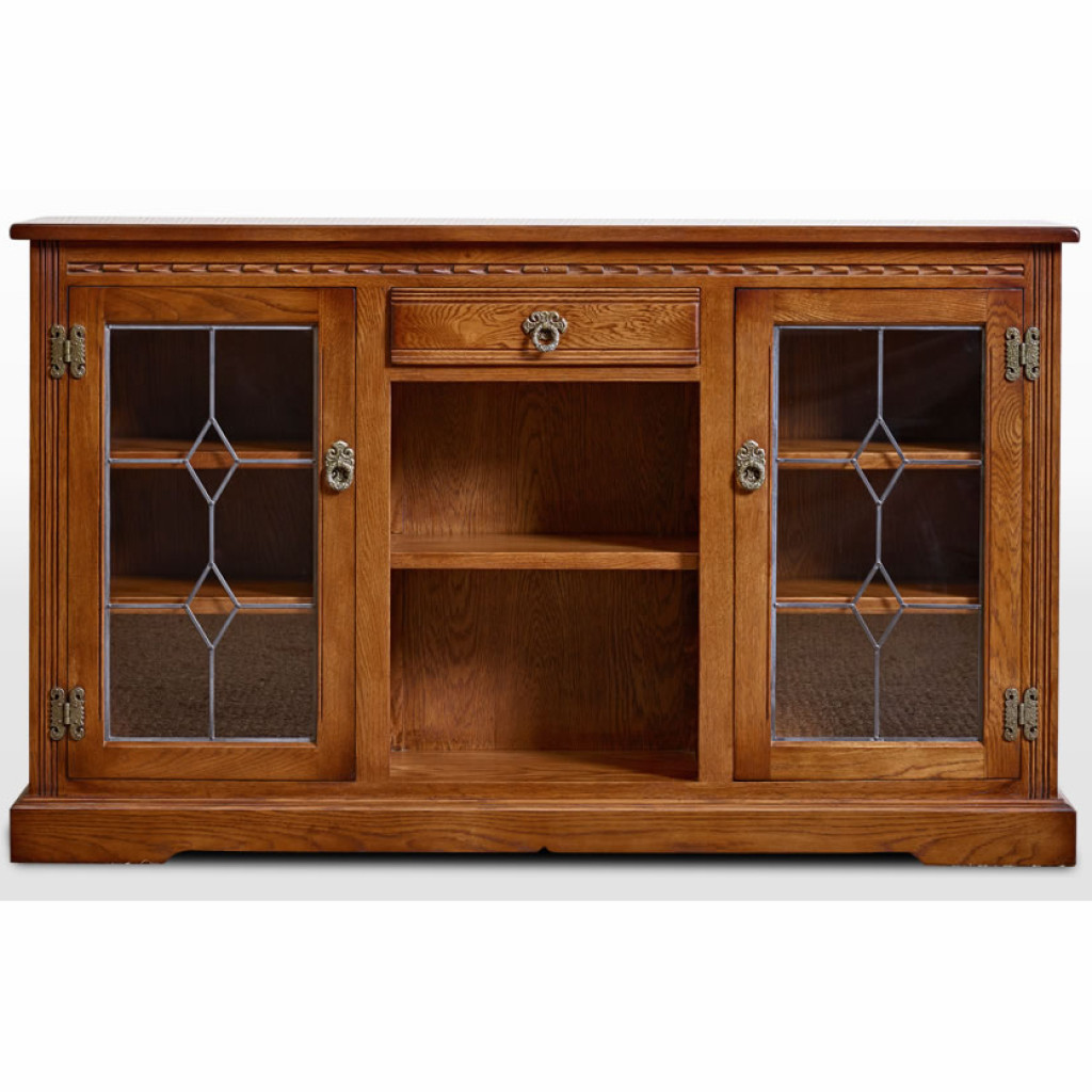 OC2793 Low Bookcase Old Charm Furniture Wood Bros