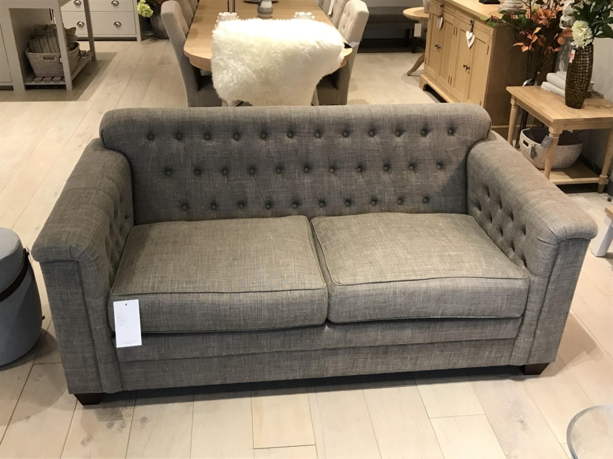 Neptune Lottie Medium Sofa in Harry Mortar Neptune Furniture Clearance