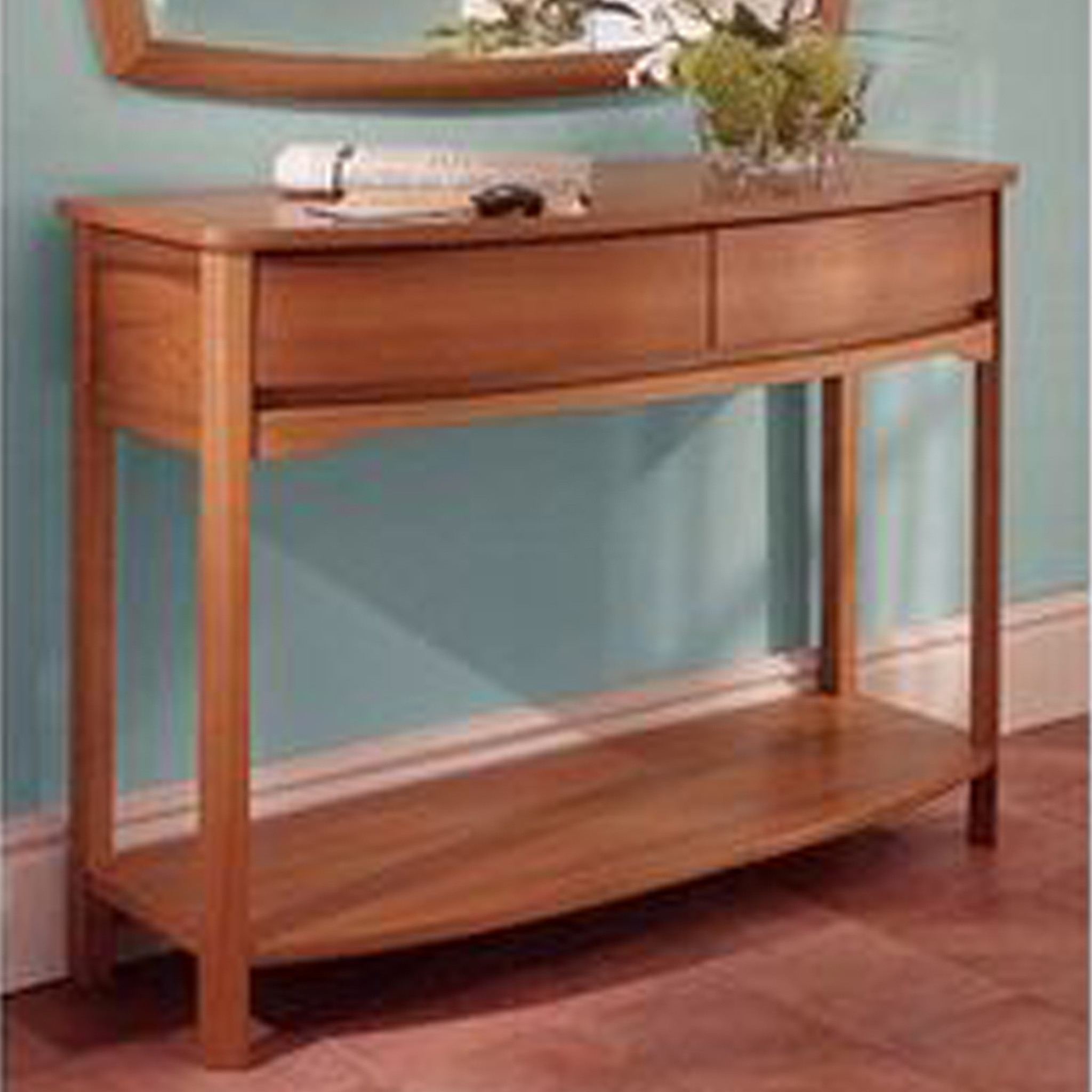 Nathan Furniture 5854 Shaped Console Table Nathan Shades Furniture