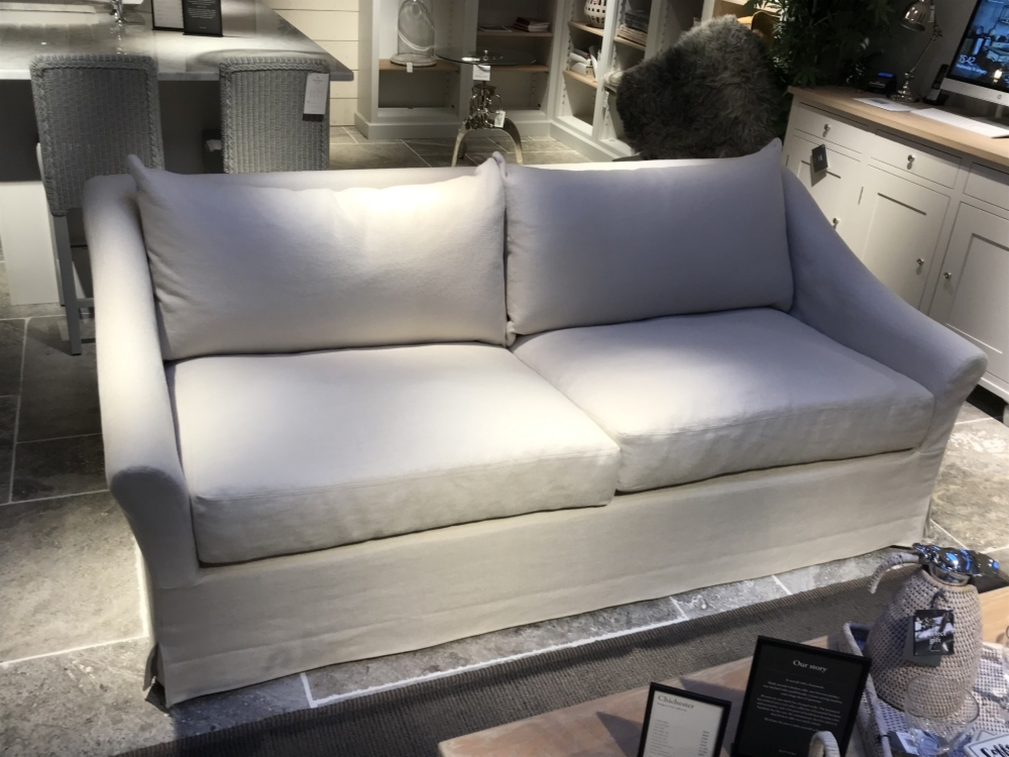 Neptune Long Island Large Sofa in Pale Oat Neptune Furniture Clearance