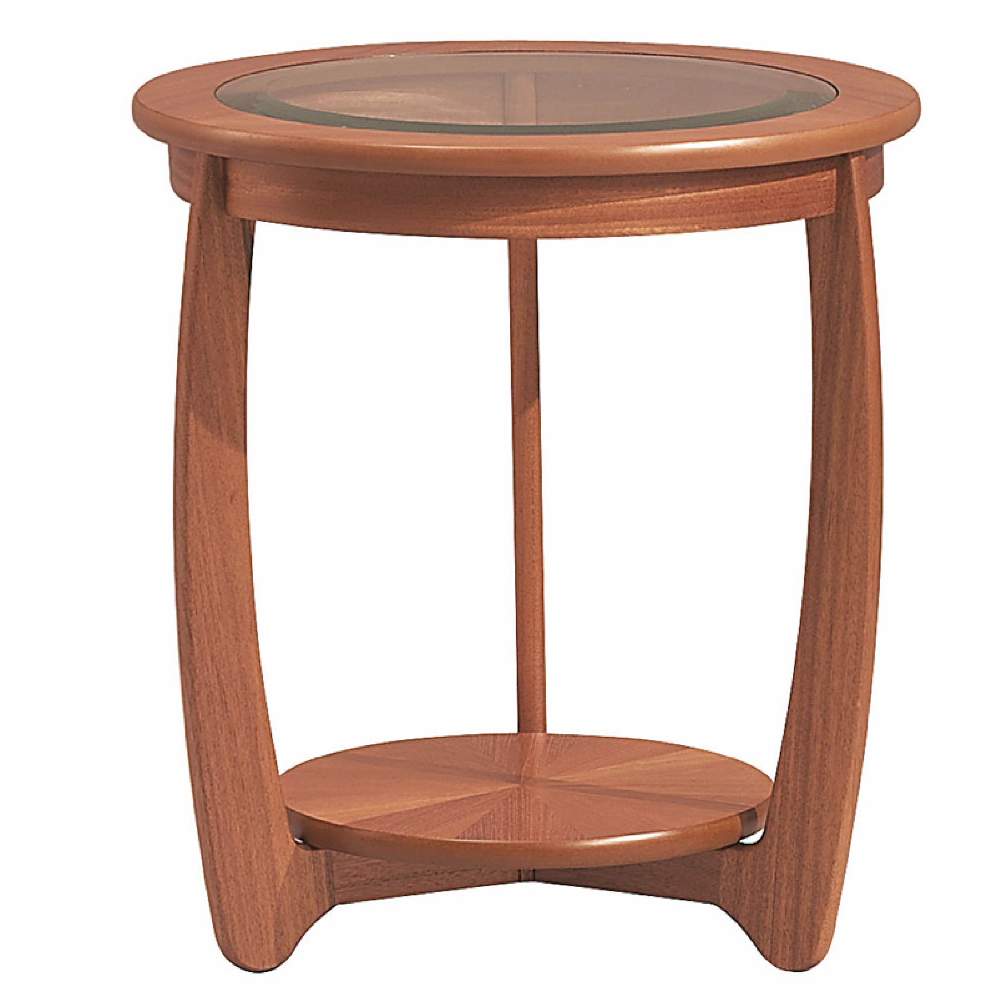 Nathan Furniture 5814 Glass Top Round Lamp Table Nathan Shades Furniture