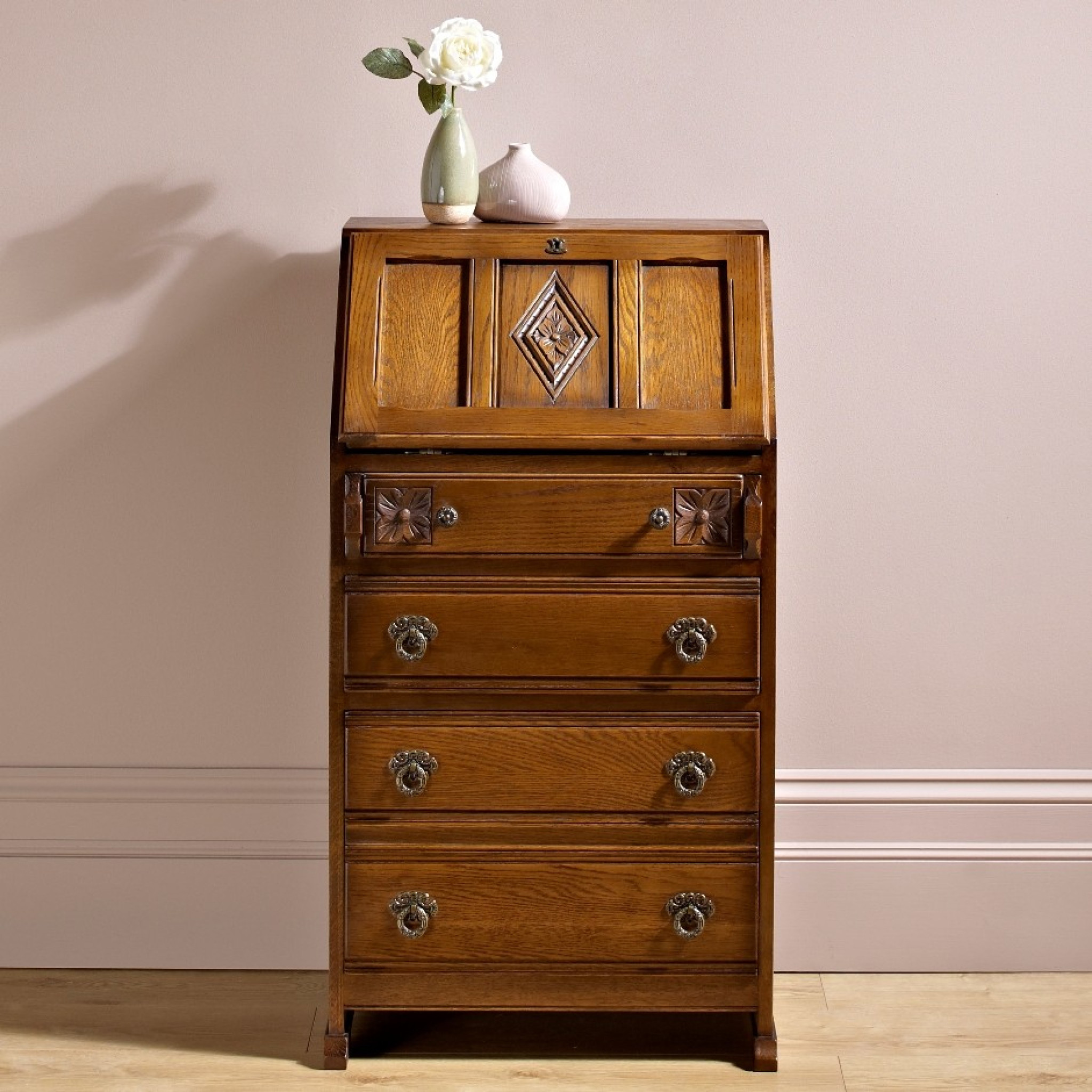 2656 Ladies Bureau Old Charm Furniture Wood Bros