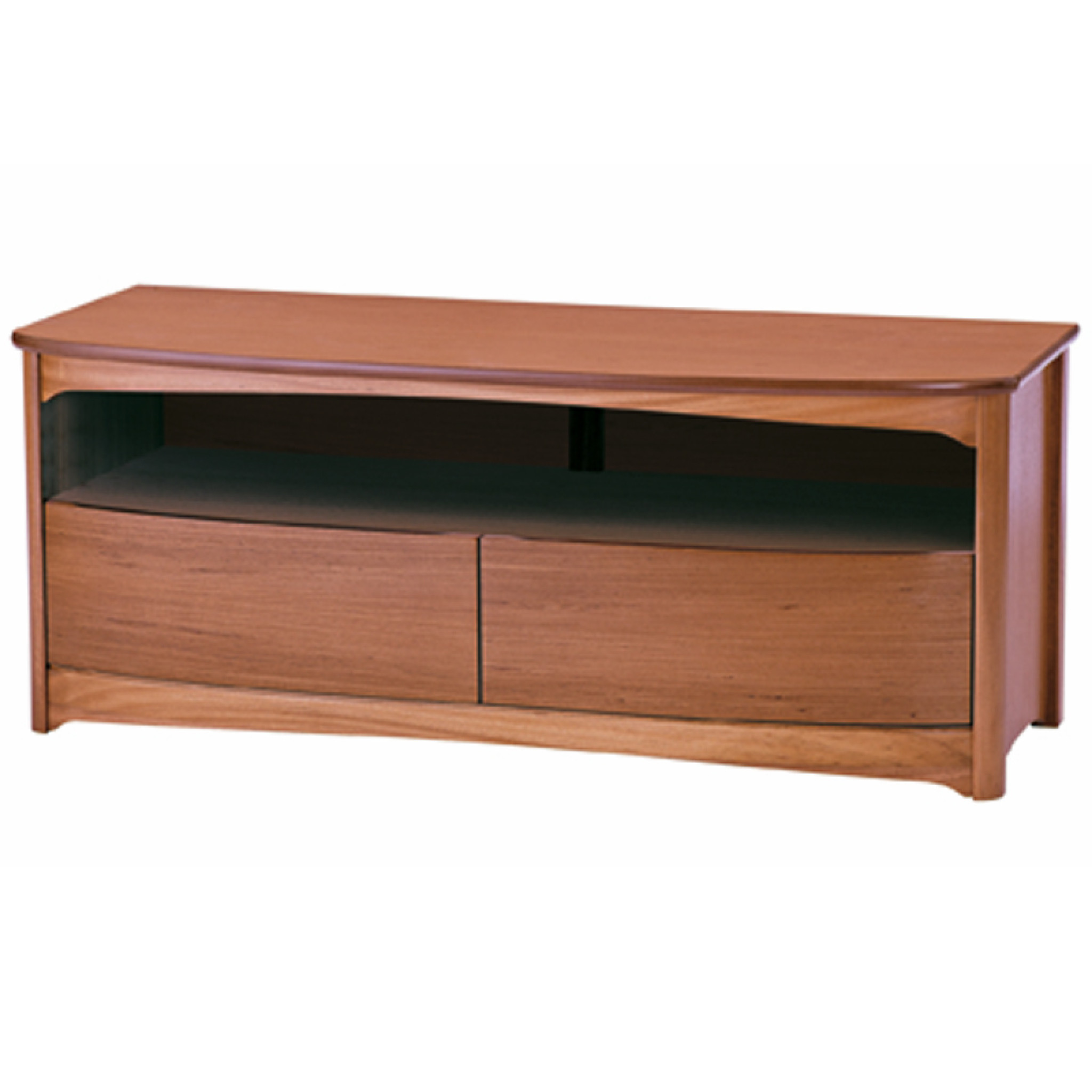 Nathan Furniture 5934 Shaped TV Unit with Drawers Nathan Shades Furniture