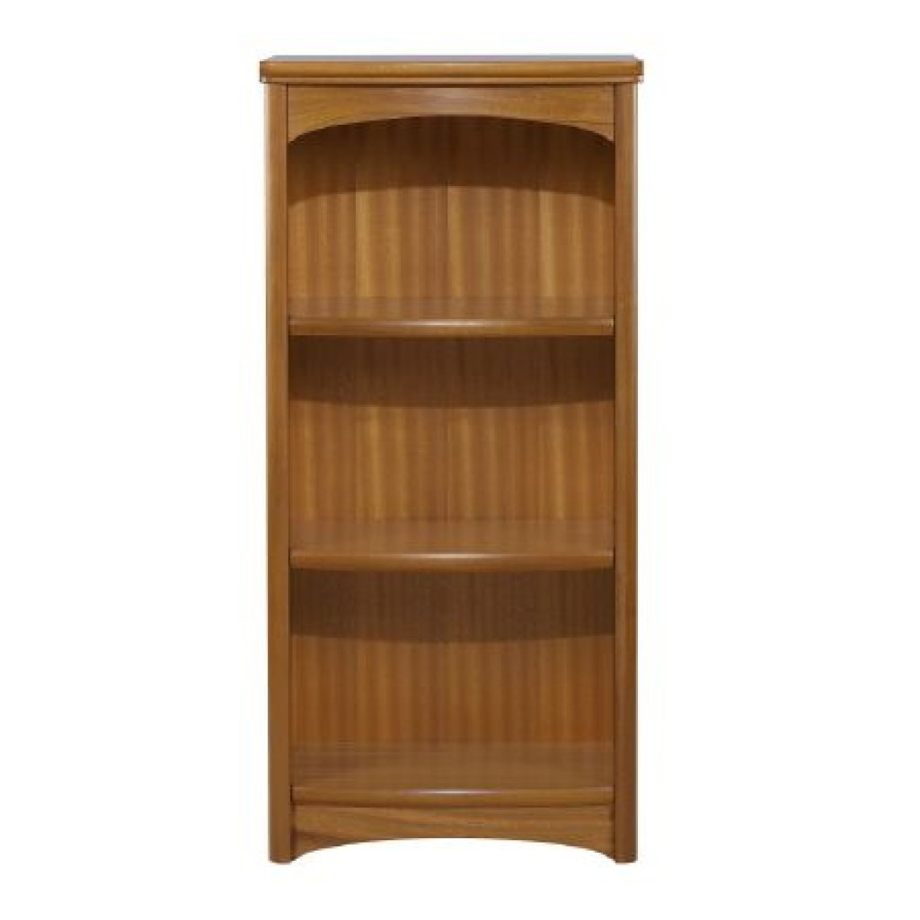 Nathan Furniture 6994 Mid Height Single Bookcase Editions Teak