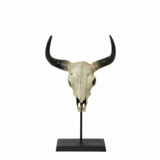 Buffalo Skull Head Ornament - Showroom Clearance