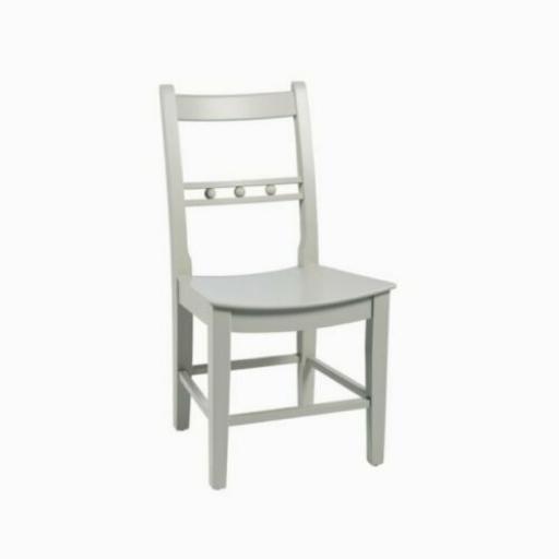 Neptune Suffolk Painted Chairs in Silver Birch (Set of 6) - Neptune Furniture Clearance