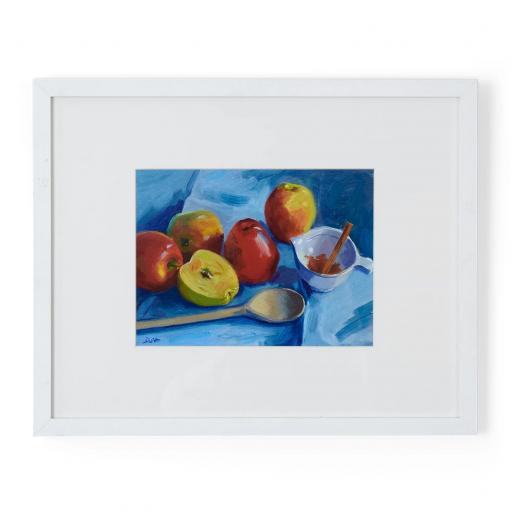 Pantry - Apples and Cinnamon for Compote Framed Wall Art - Neptune Home Accessories
