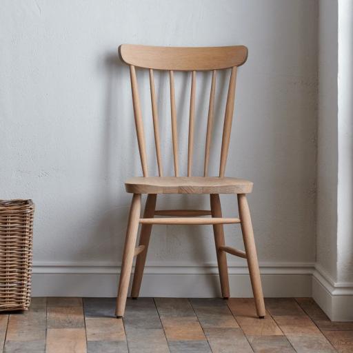 Wardley Dining Chair, Natural Oak - Neptune Furniture