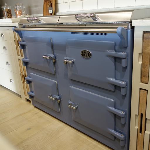 Ex-display Everhot 120i Range Cooker in Dusky Blue - BRAND NEW