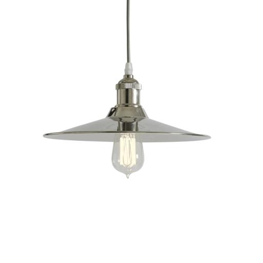 Keats Small Nickel Pendant to clear - Neptune Home