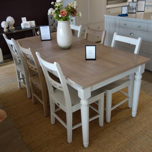 Suffolk 150cm Extending Table & Chairs - Neptune Sale - Furniture Clearance