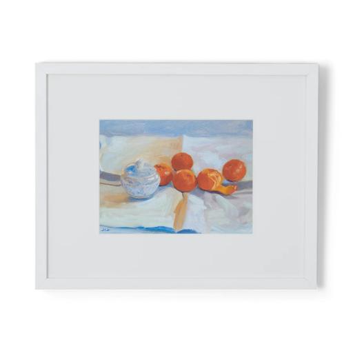 Clementines and Blue China, Pantry, Print - Neptune Home
