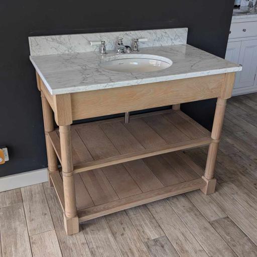 Edinburgh Undermount Open Washstand with Bamburgh Tap - Neptune Clearance