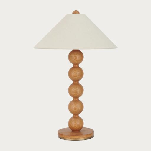 Dawes Bobbin Wooden Table Lamp - Neptune Furniture